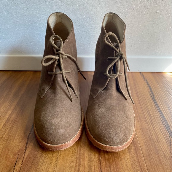 Boden/Anthro Suede Booties - Picture 2 of 13
